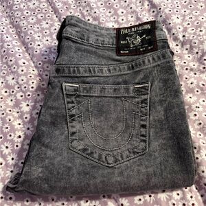 True Religion Women's Charcoal Jeans
